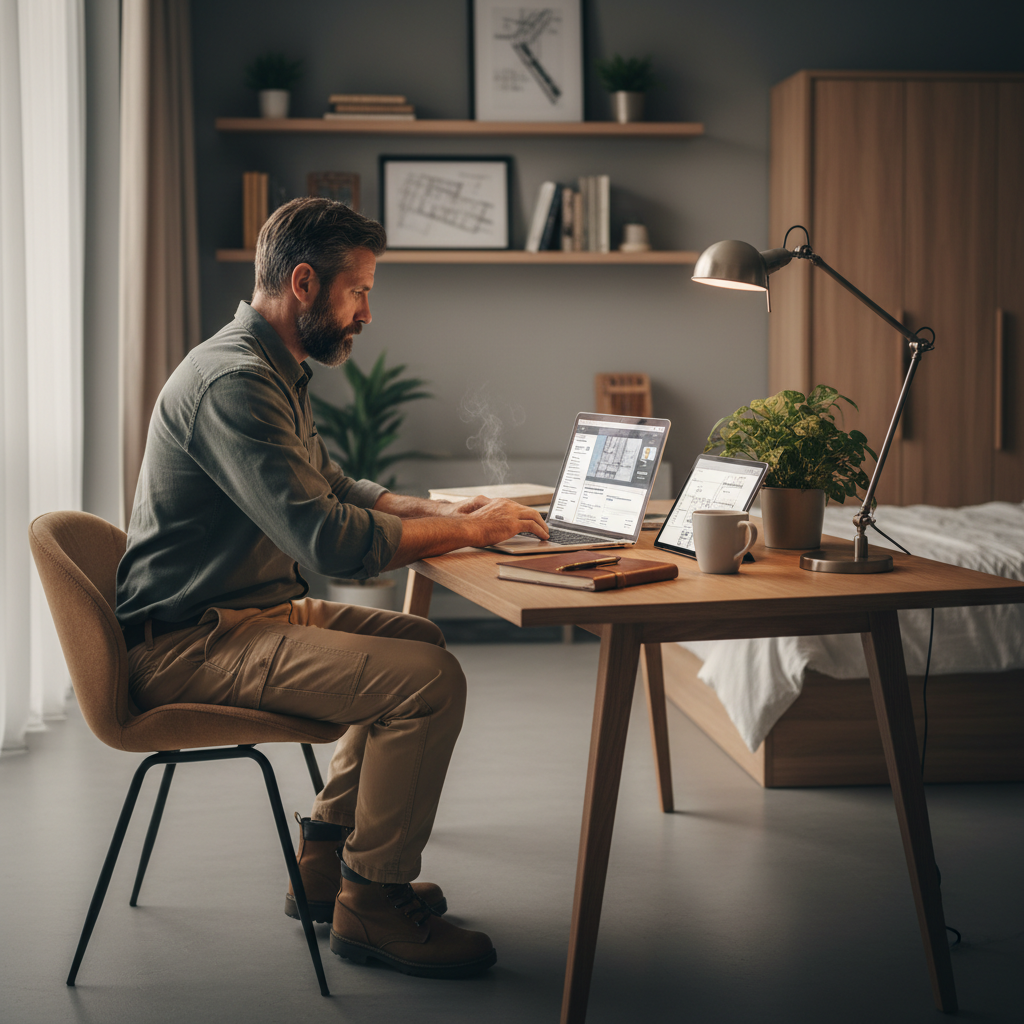 Contractor managing pipeline and contracts