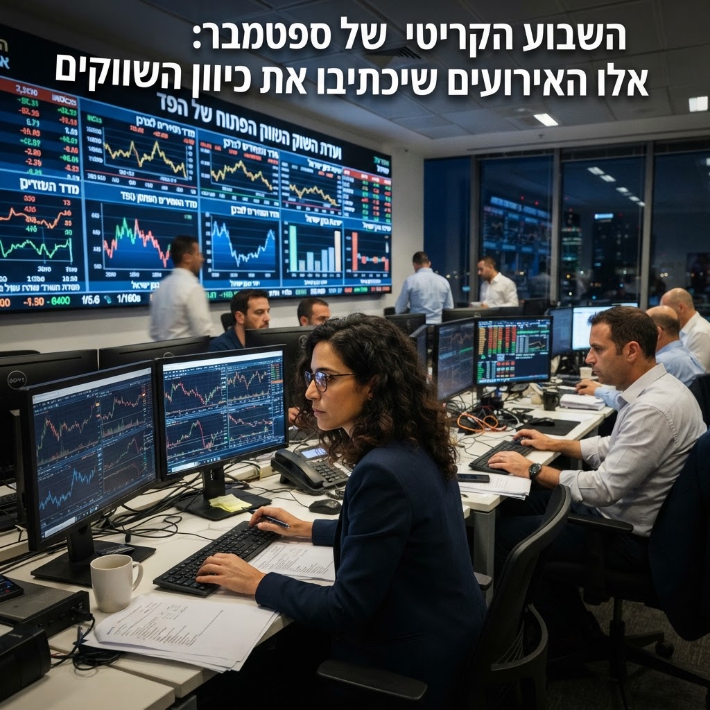 השבוע הקריטי של ספטמבר: אלו האירועים שיכתיבו את כיוון השווקים