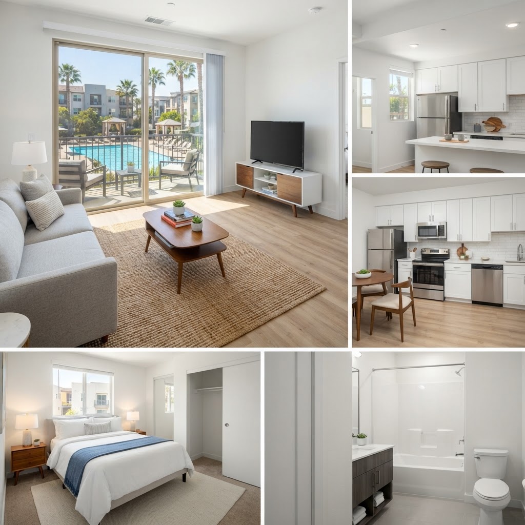 סאבלט Pacific beach 1 bedroom חדר כושר בריכה מ 9.9 לחודש פרט