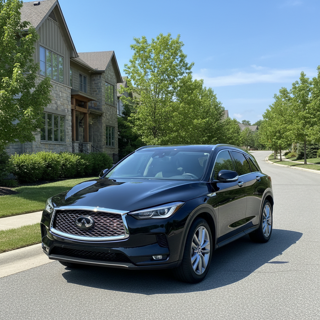 2021 INFINITI QX50 – Black on Black – ONLY 38K Miles! Luxury