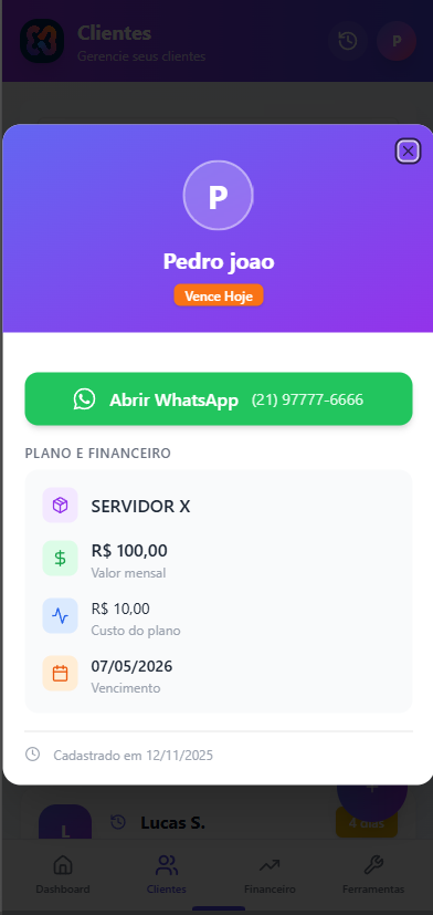 Detalhes do Cliente