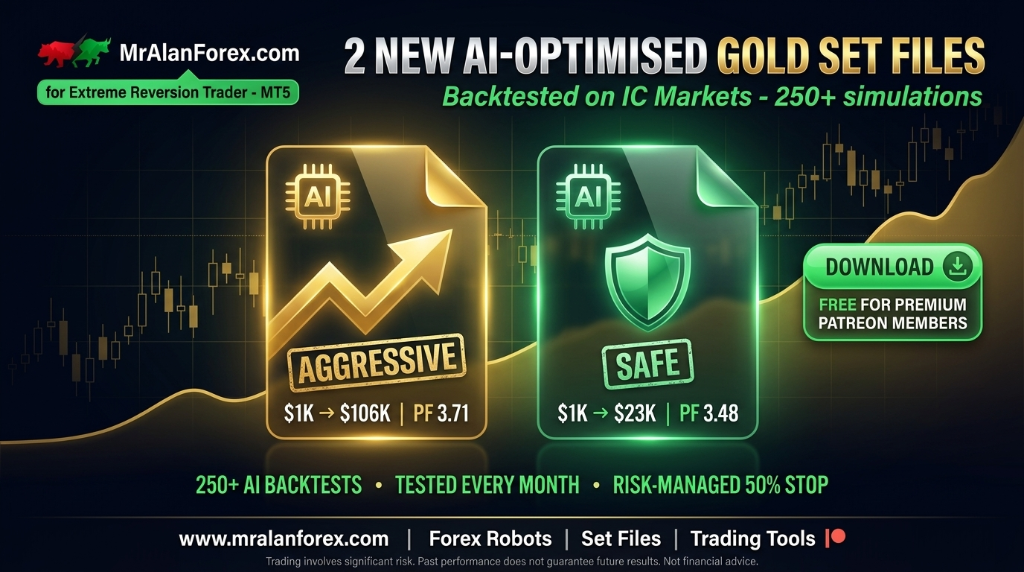 Extreme Reversion Trader — Gold M5 Set Files (AI-Optimised)