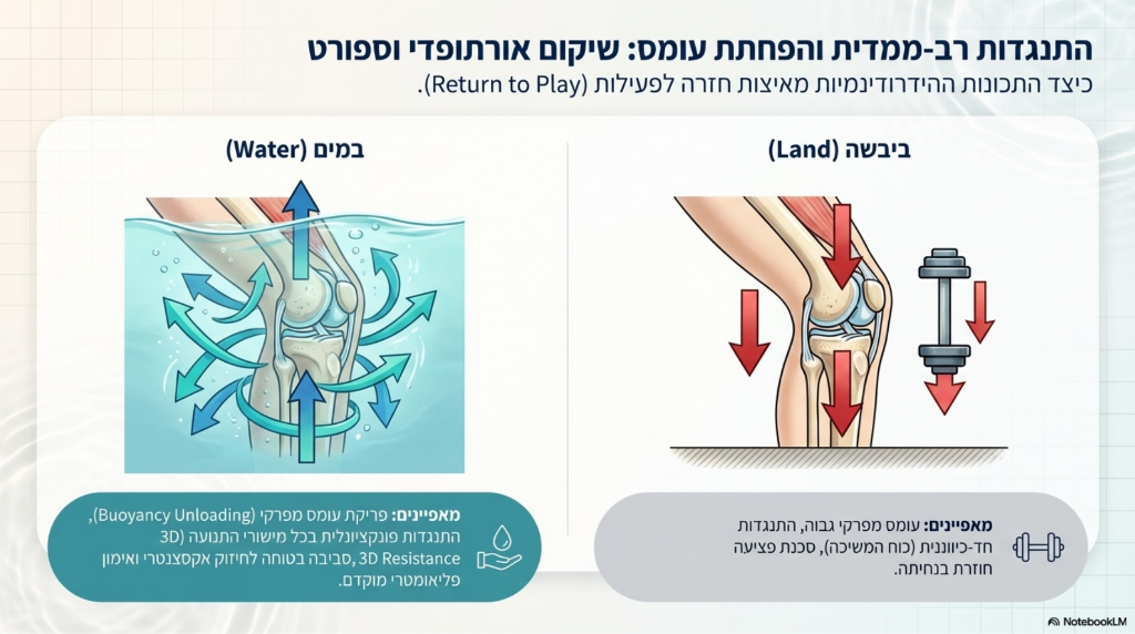 סביבה תוחמת: ויסות חושי, קוגניטיבי וויסות רגשי במים