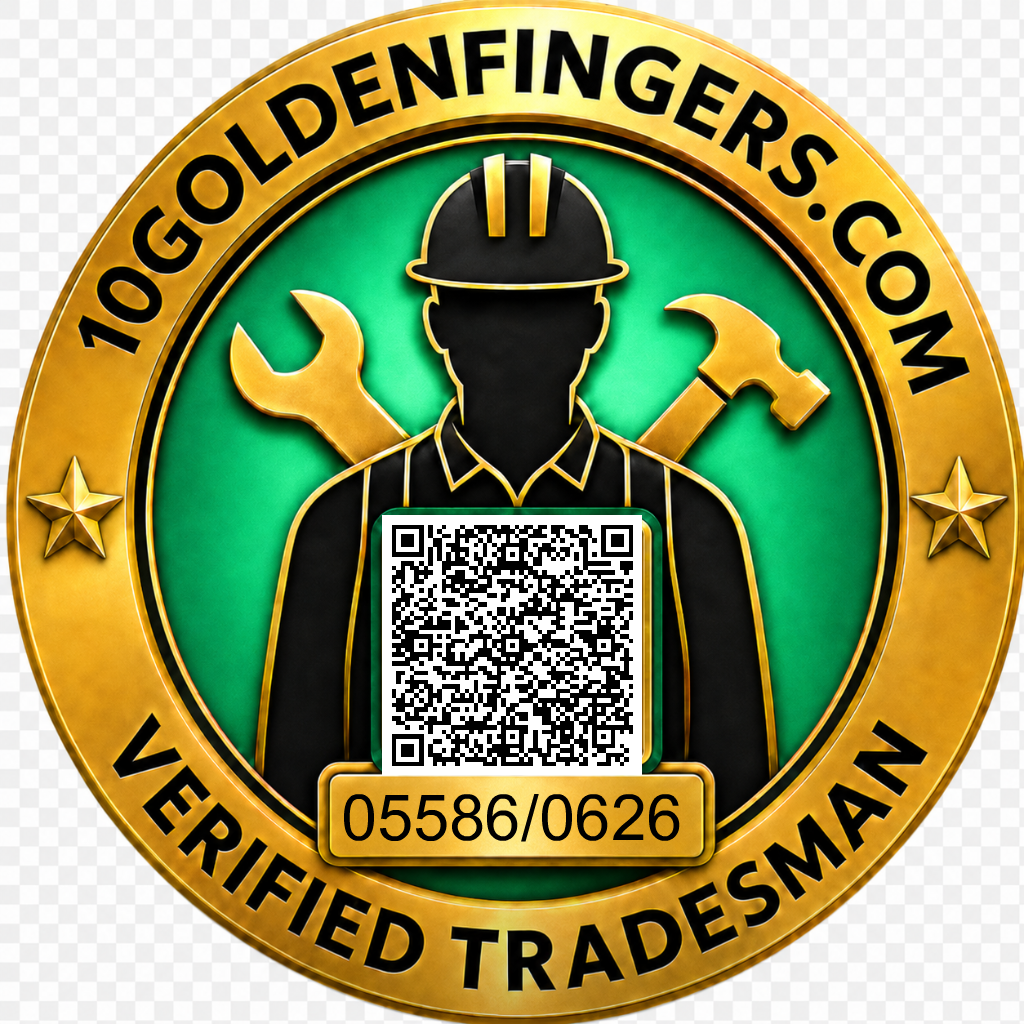 Verified Tradesman badge with QR code