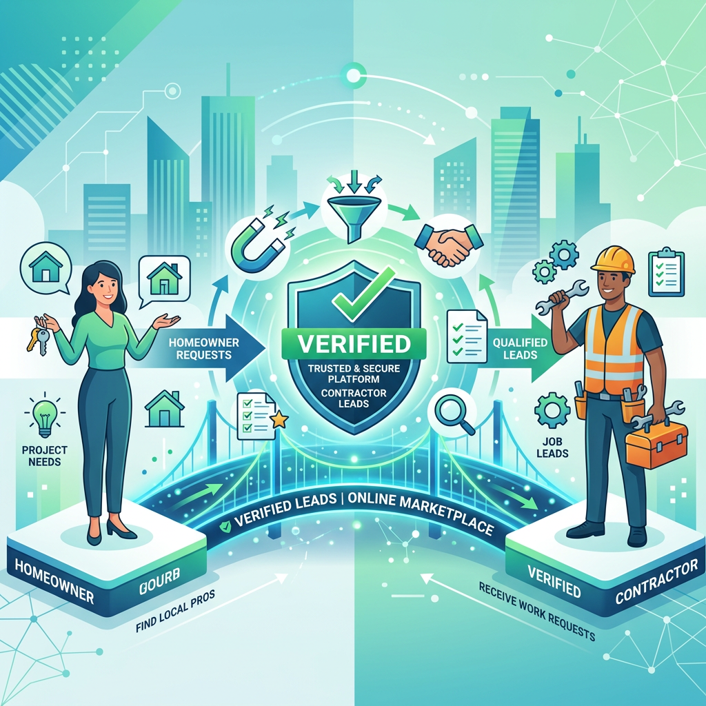 How Contractor Marketplaces Generate Verified Project Leads