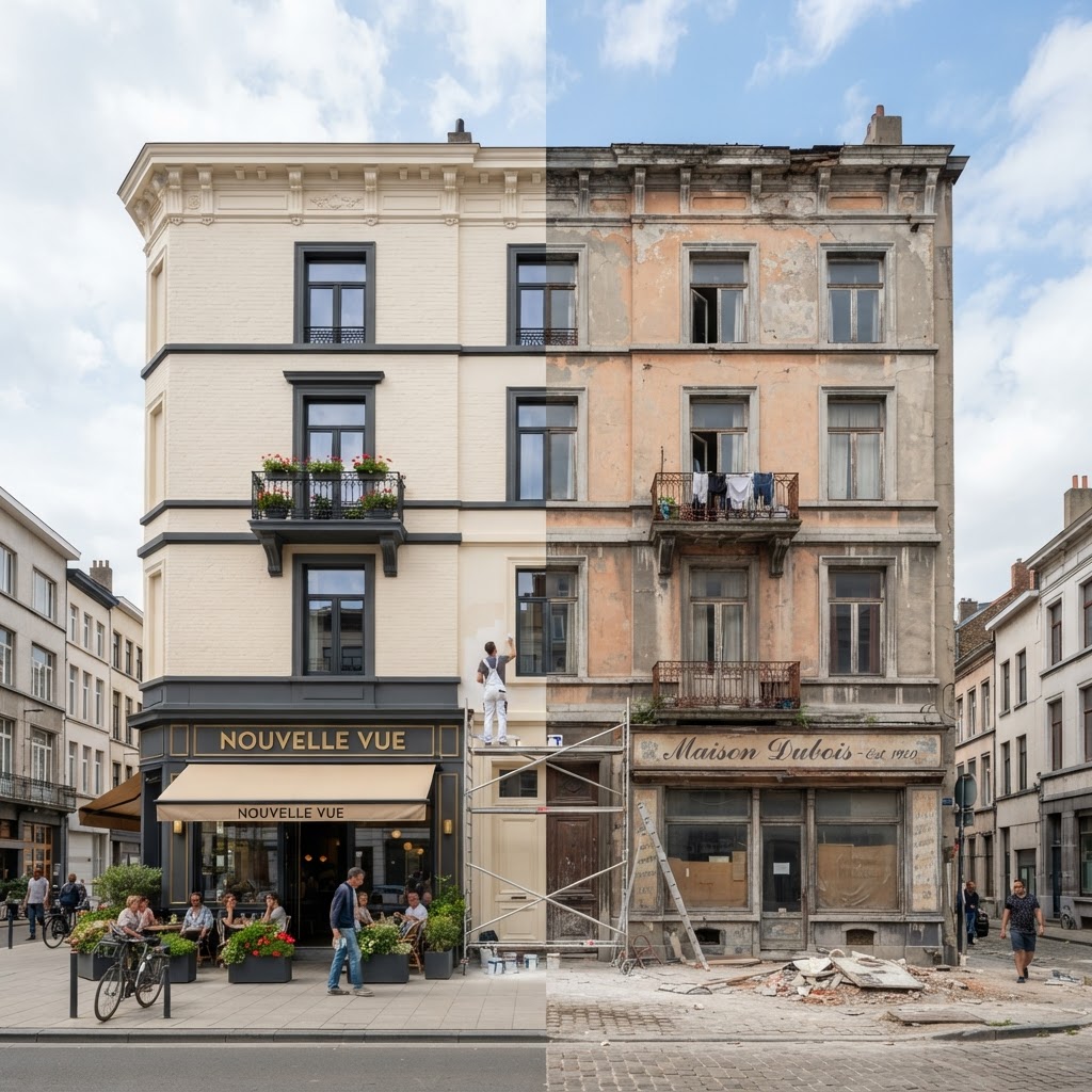 REwall - Restored building facade