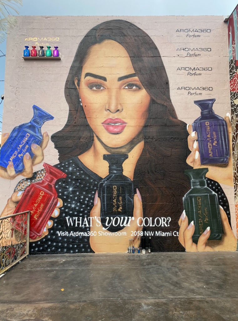 Hand Painted Outdoor Advertising Mural