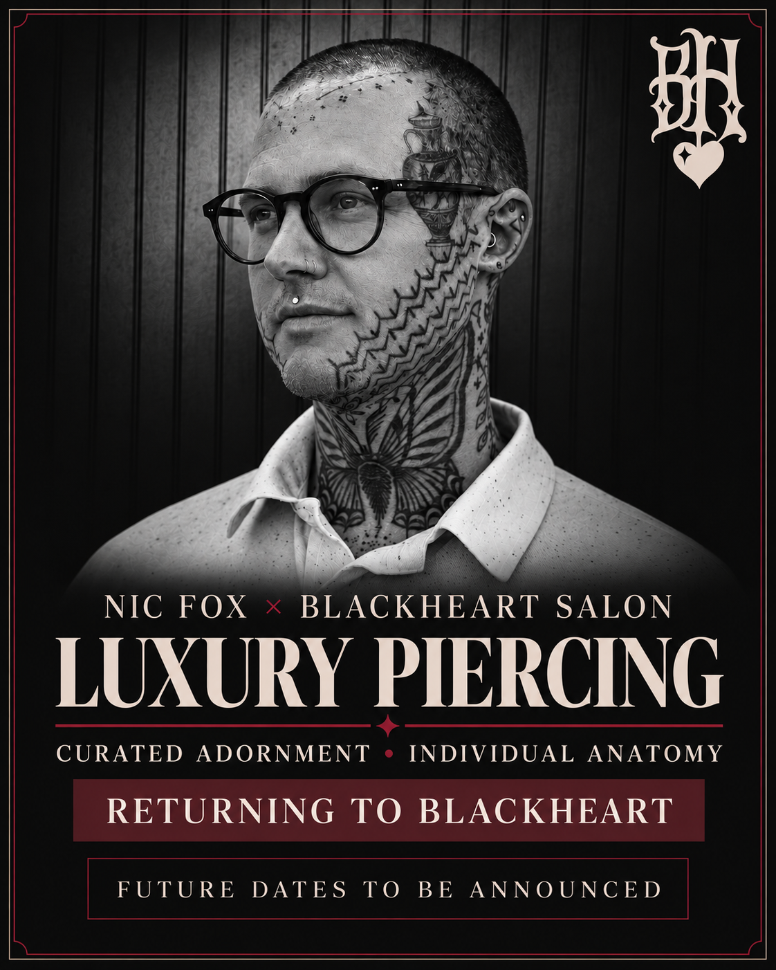 Nic Fox — luxury piercing at Blackheart Salon