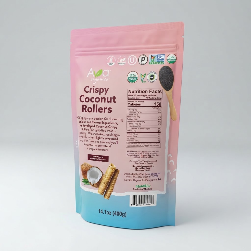 AVA CRISPY COCONUT ROLLERS (14.1OZ) - Thumbnail 3