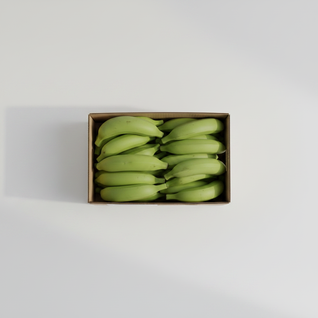 FRESH GREEN PLANTAIN HALF BOX 25LB - Thumbnail 3