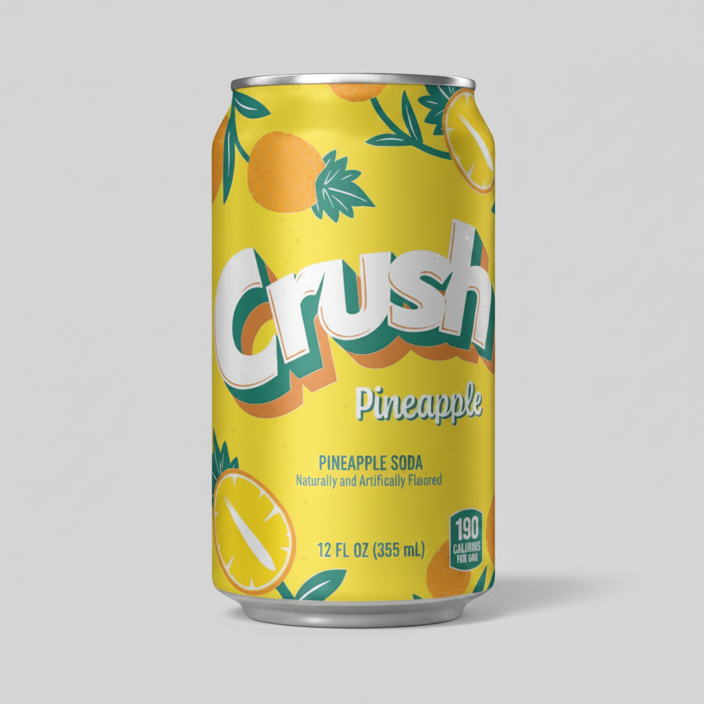 CRUSH PINEAPPLE 12OZ - Thumbnail 4