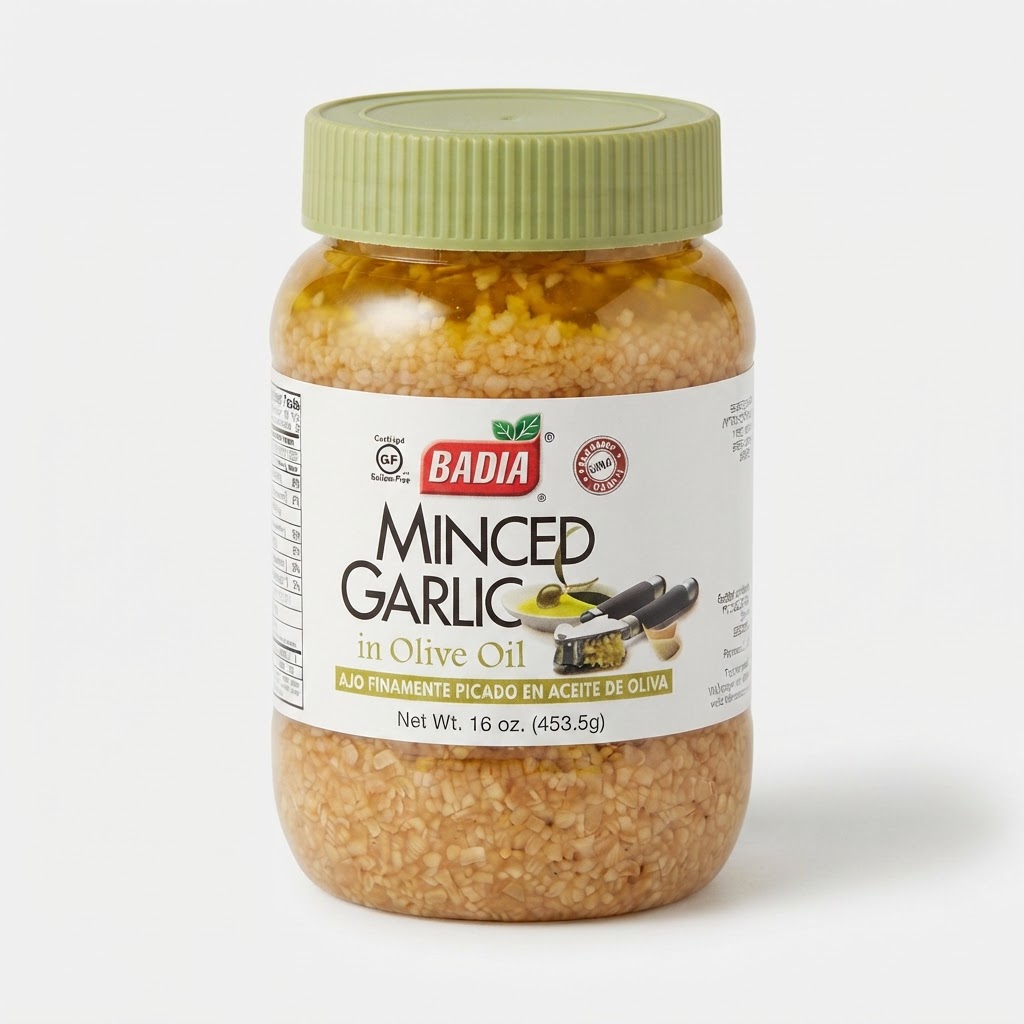 BADIA MINCED GARLIC IN OIL 16OZ - Thumbnail 3
