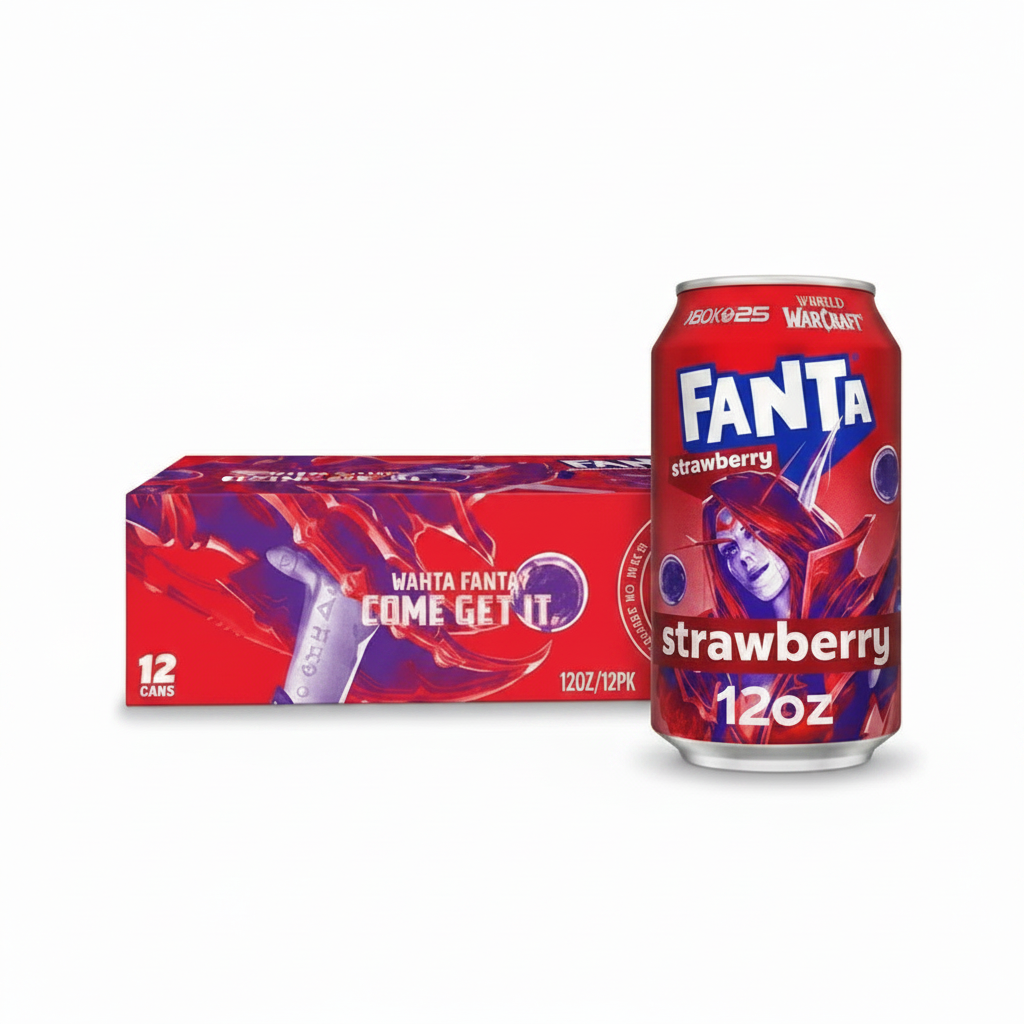 FANTA STRAWBERRY 12OZ/12PK - Thumbnail 3