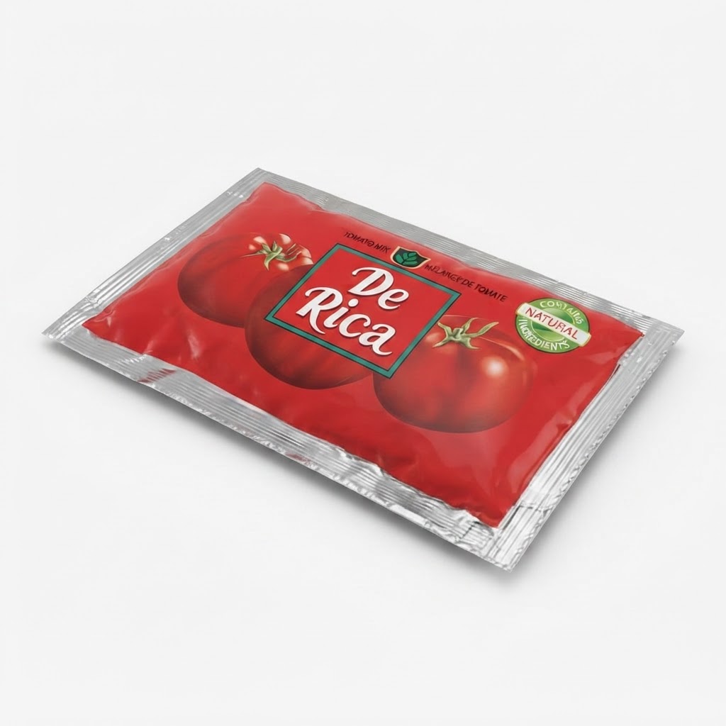 DE RICA TOMATO PASTE SACHET 60G - Thumbnail 4