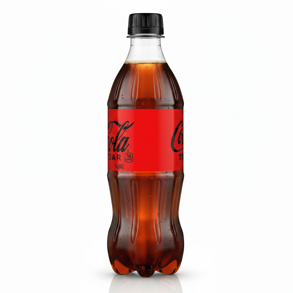 COCA COLA ZERO PET BOTTLE 16.9OZ - Thumbnail 2