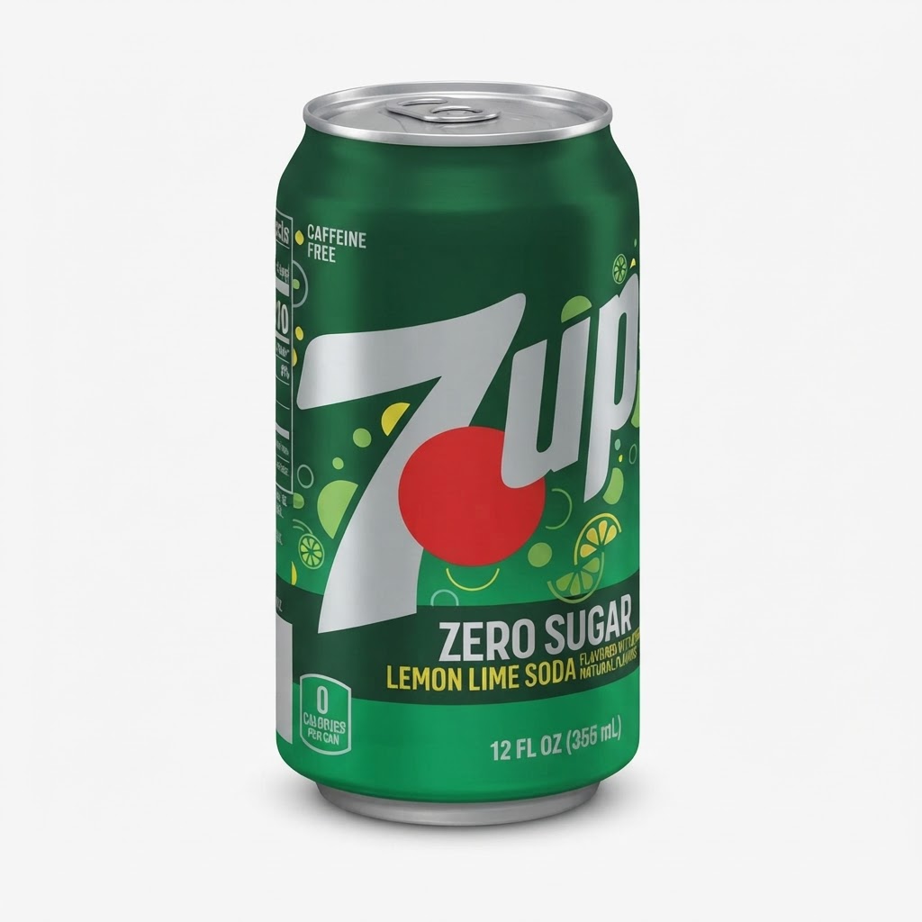7UP ZERO SUGR LIME LIME SODA 12OZ - Thumbnail 2