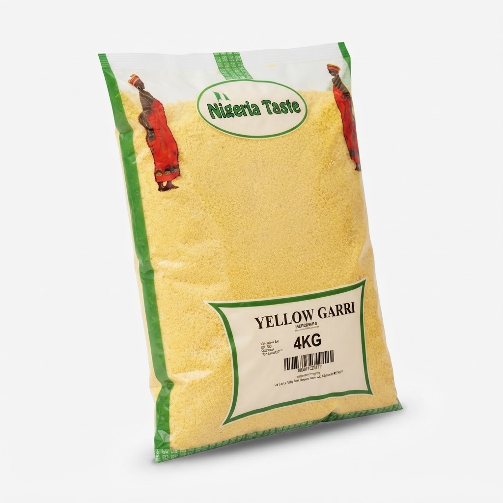 NIGERIA TASTE YELLOW GARRI 4KG - Thumbnail 3