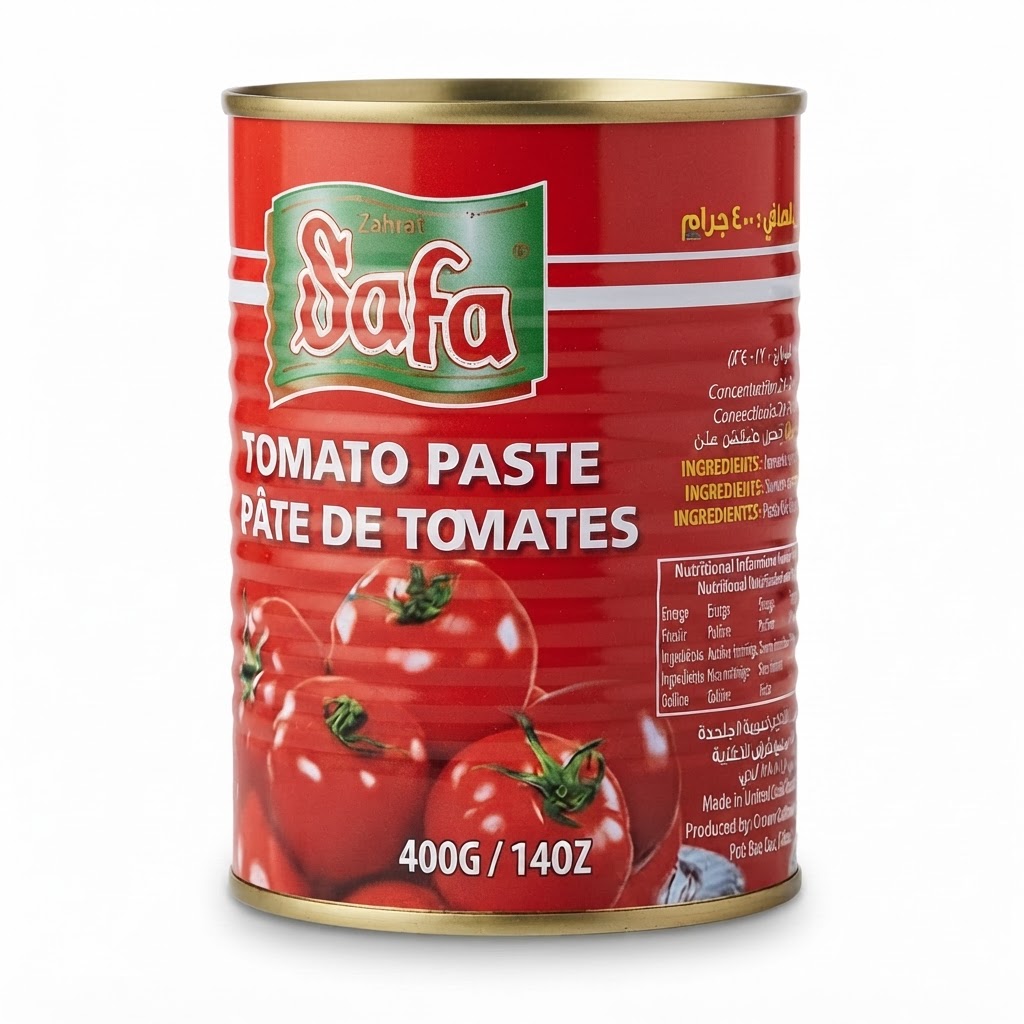 SAFI TOMATO PASTE CAN 400G/14OZ - Thumbnail 3