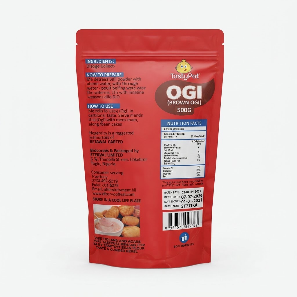 TASTY POT BROWN OGI 500G - Thumbnail 4