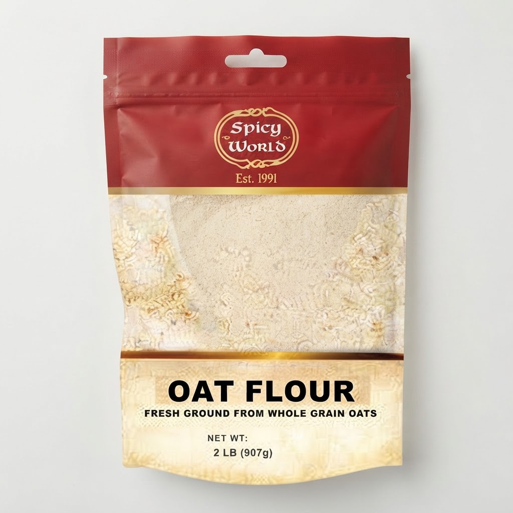 SPICY WORLD OAT FLOUR 2LB - Thumbnail 2