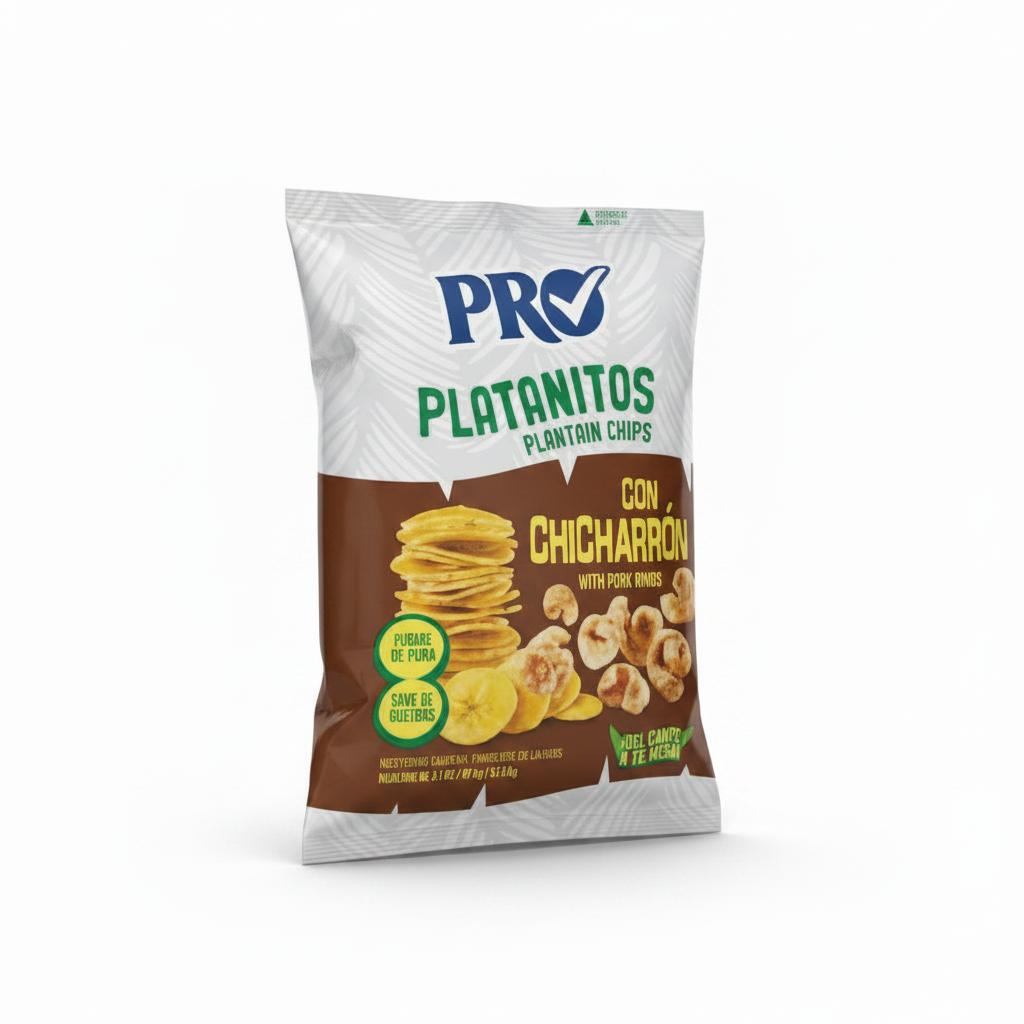 PRO PLATANOS PLNTAIN CHIPS 3.1OZ - Thumbnail 3
