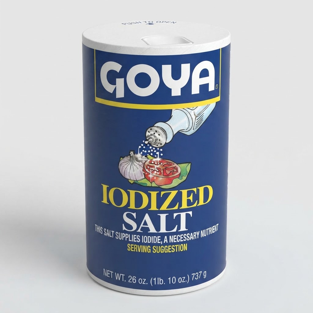 GOYA IODIZED SALT 26OZ - Thumbnail 2