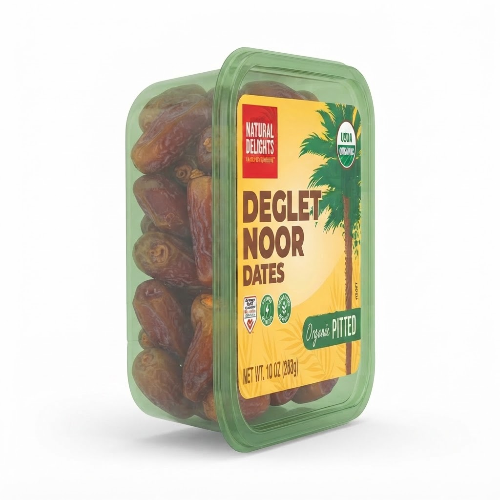 DEGLET NOOR DATES 10OZ - Thumbnail 2