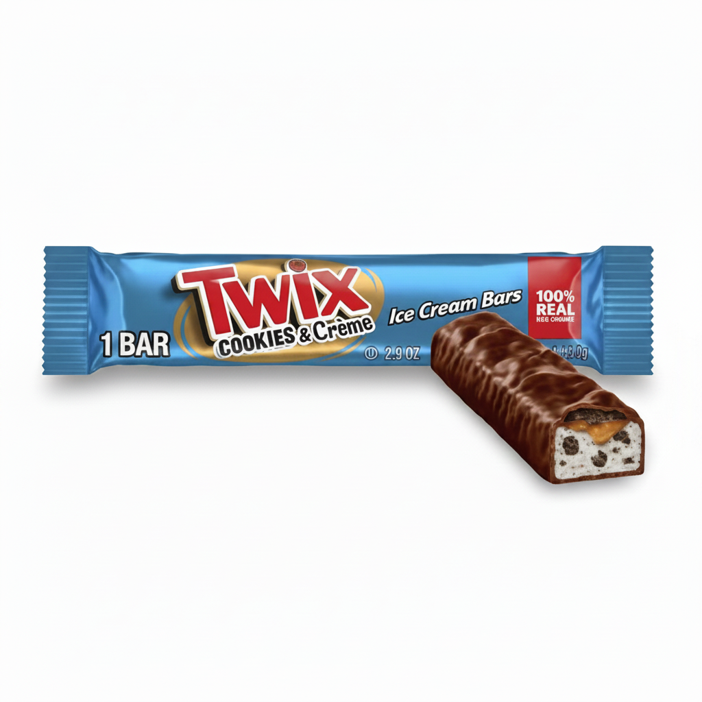TWIX COOKIES & CRÈME ICE CREAM BAR 2.9OZ - Thumbnail 3