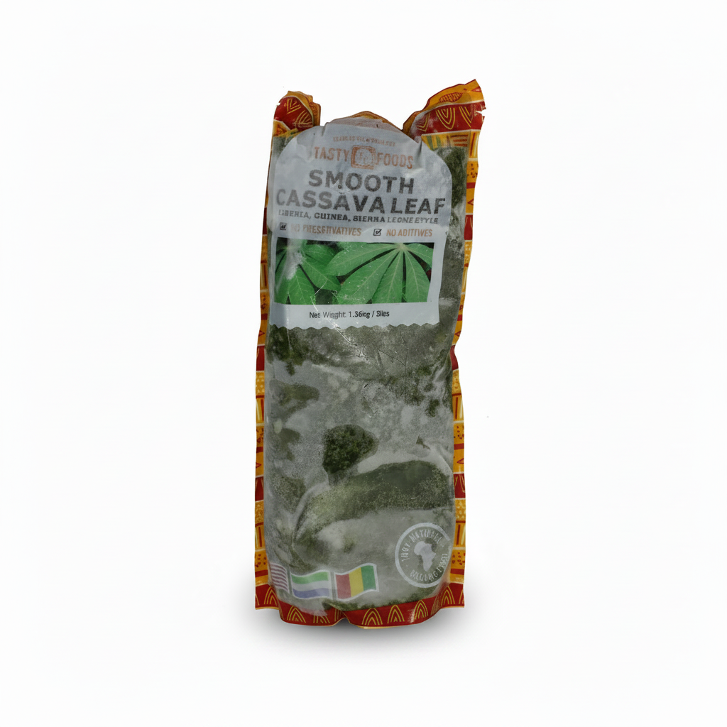 TASTY FOODS SMOOTH CASSAVA LEAVES 3LB - Thumbnail 4