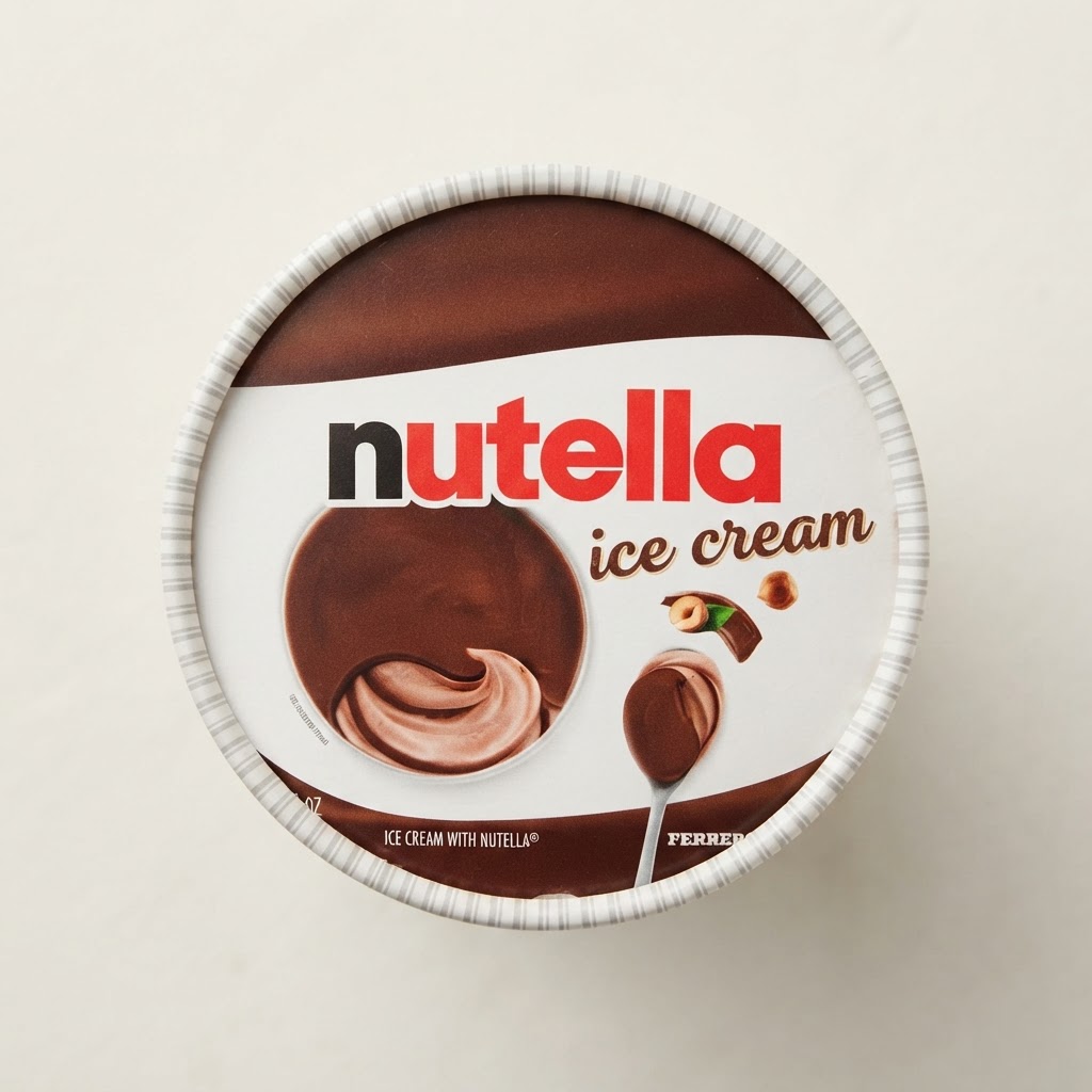 NUTELLA ICE CREAM  PINT 14.0 FL OZ (414ML) - Thumbnail 4