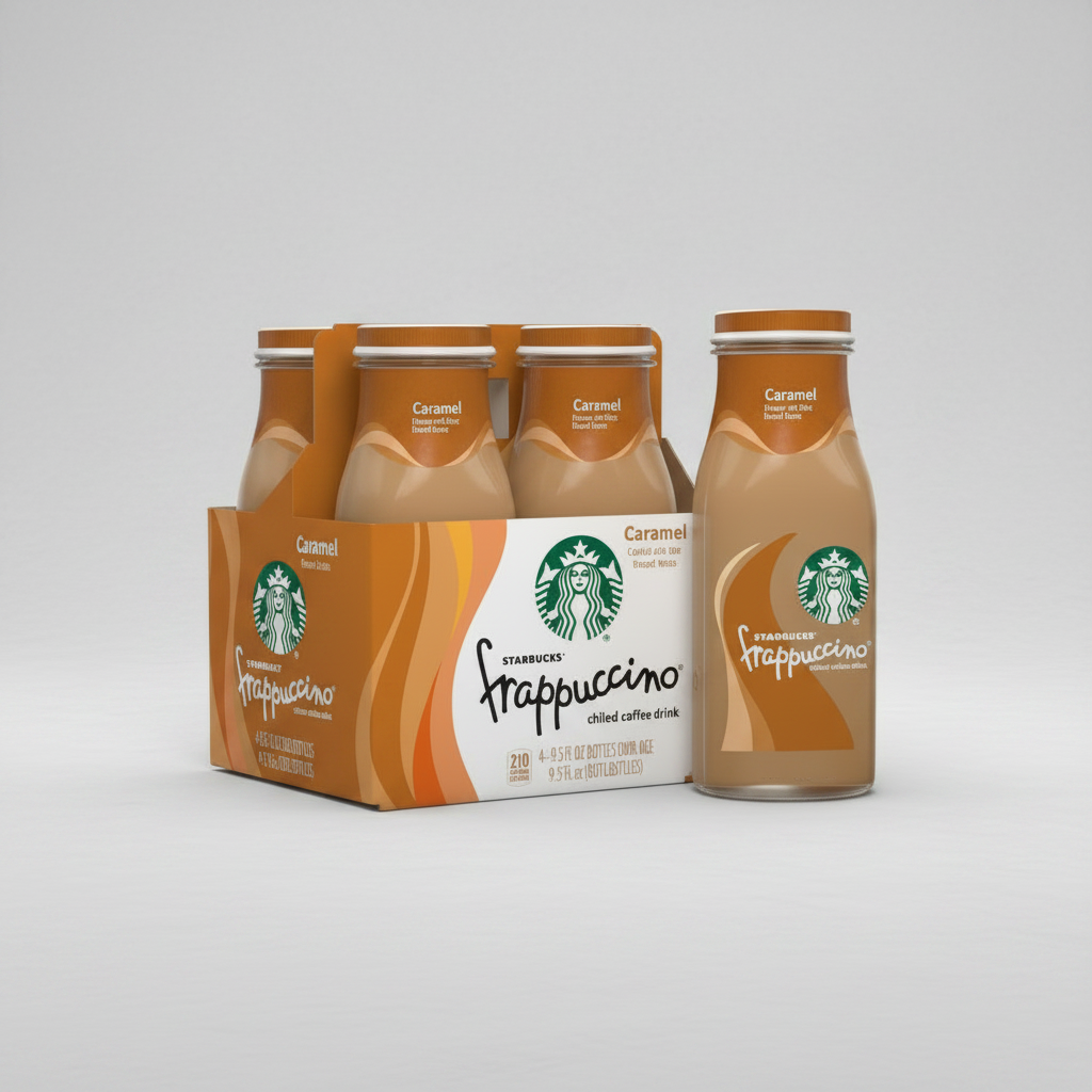 S.B CARAMEL FRAP 9.5OZ 4PK - Thumbnail 4