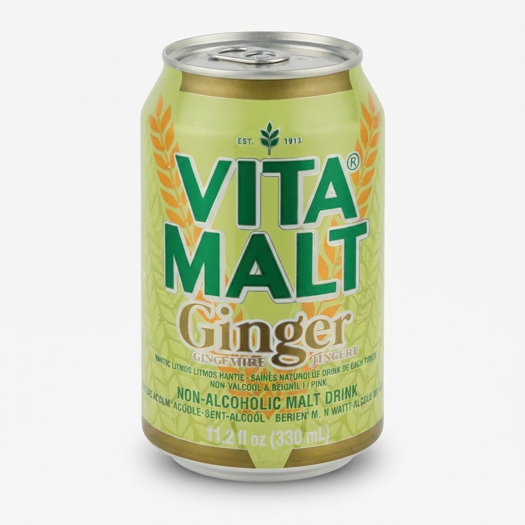 VITAMALT GINGER CAN 330ML - Thumbnail 2