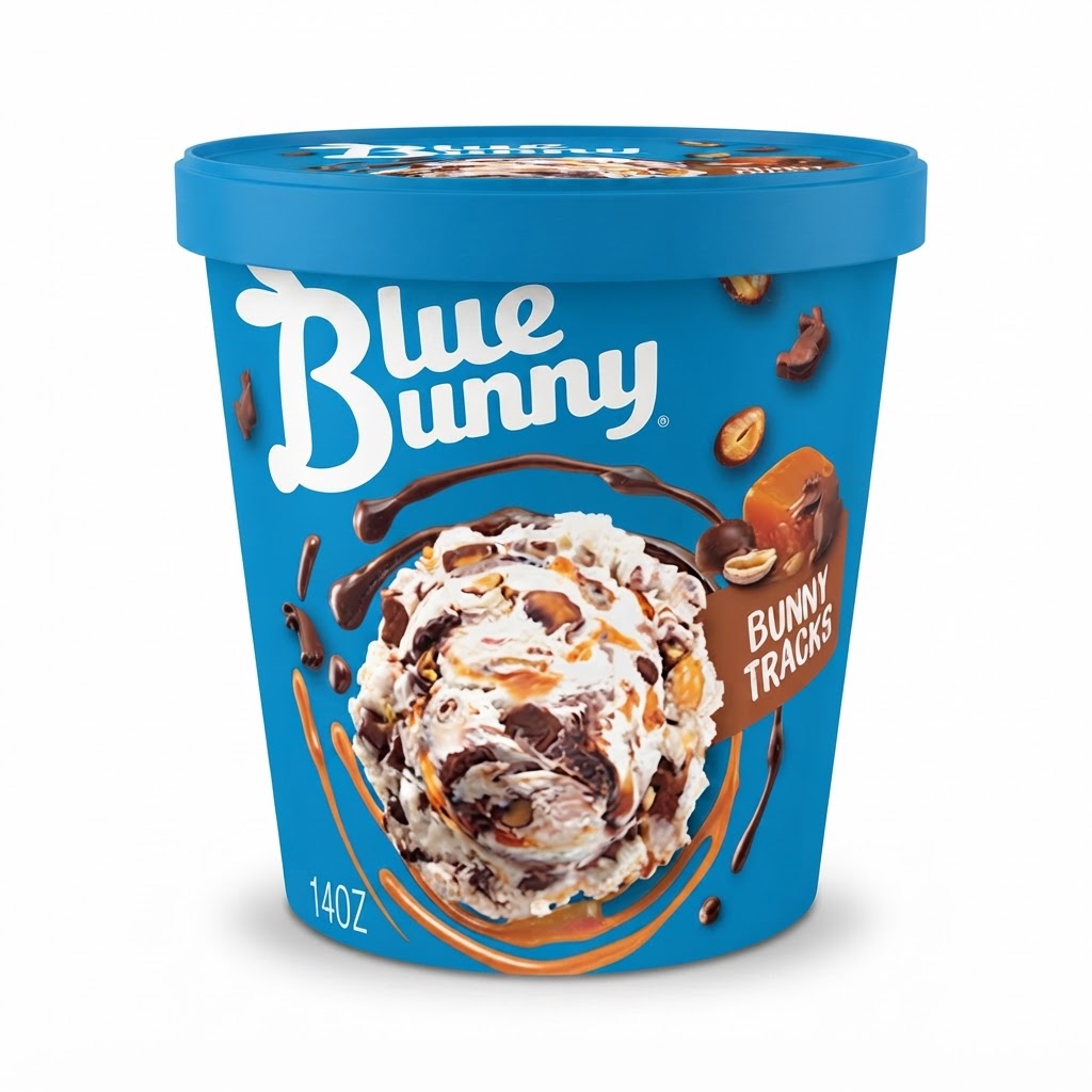 BLUE BUNNY BUNNY TRACKS 14OZ - Thumbnail 3