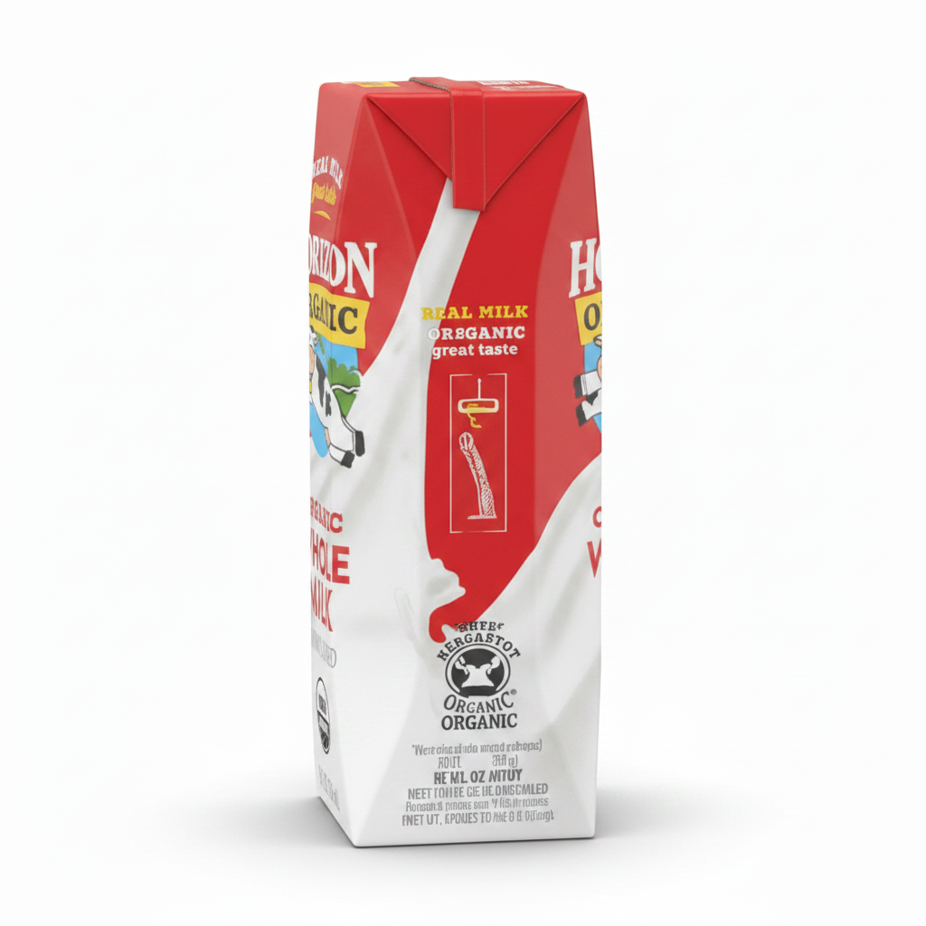 HORIZON ORGANIC WHOLE MILK 8OZ - Thumbnail 2
