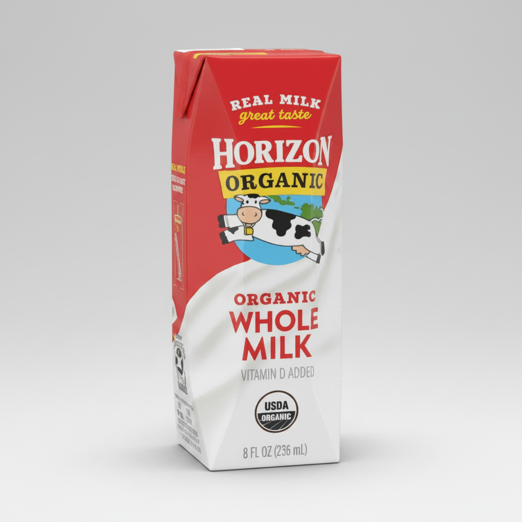 HORIZON ORGANIC WHOLE MILK 8OZ - Thumbnail 4