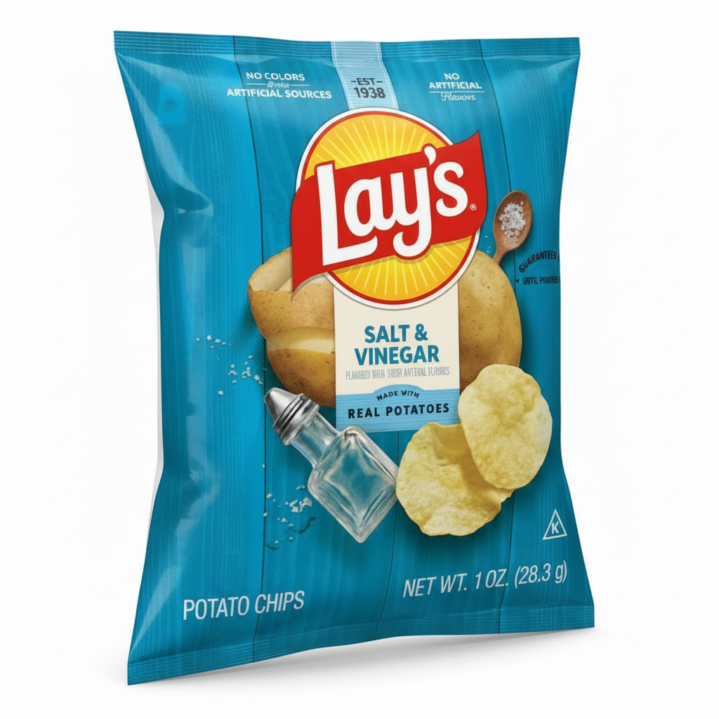 LAYS SALT & VINEGAR 1OZ - Thumbnail 4