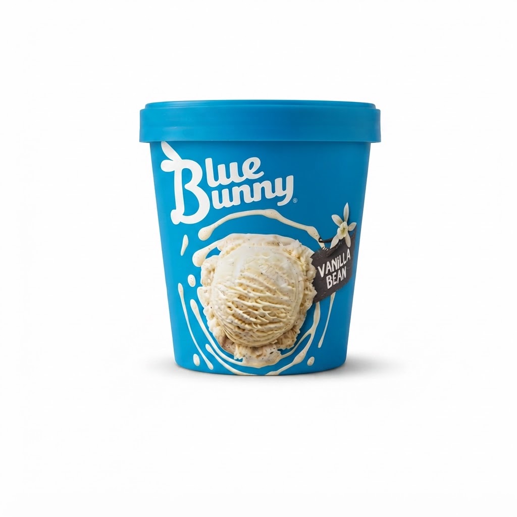 BLUE BUNNY VANILLA BEAN ICE CREAM 14OZ