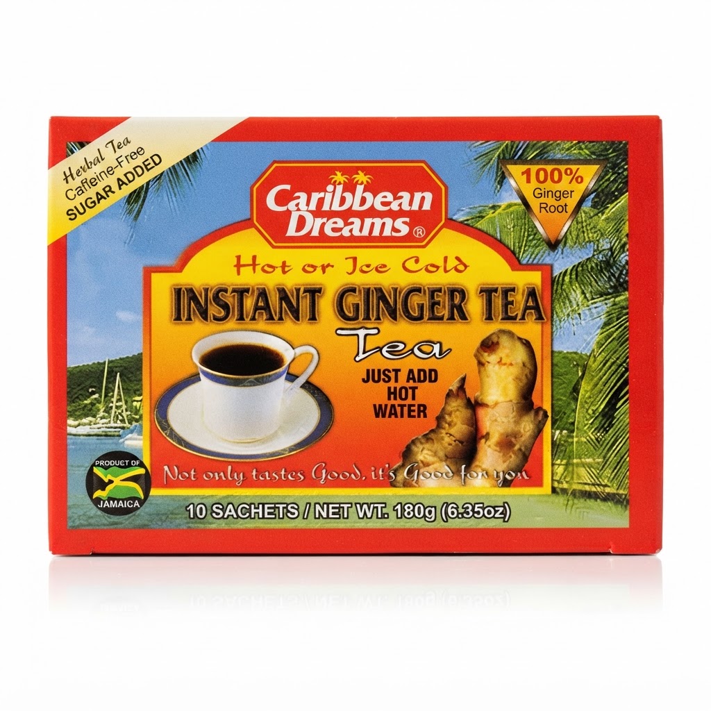 CARIB DREAMS INSTANT GINGER TEA 180G