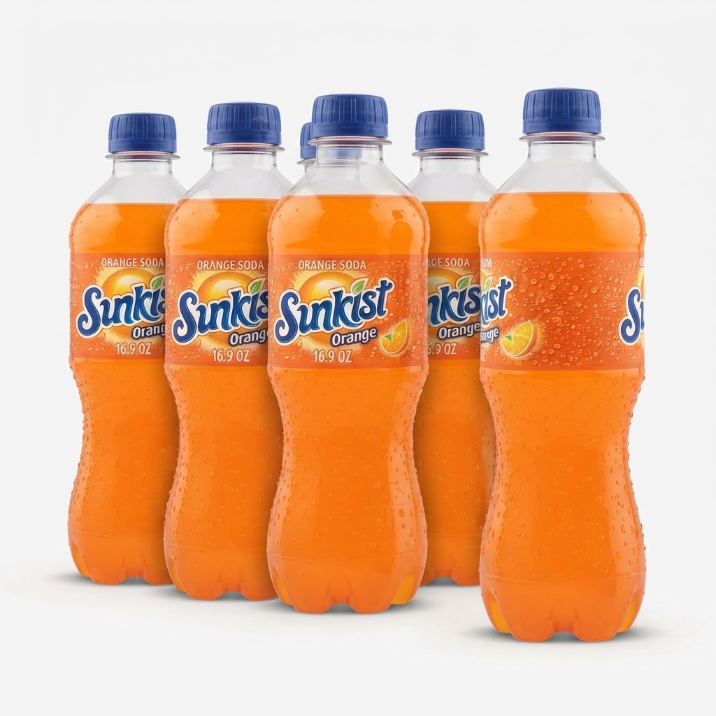 SUNKIST ORANGE 16.9oz/500ML(6 PACK) - Thumbnail 2