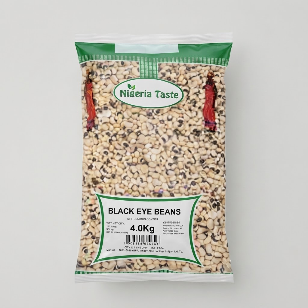 NIGERIA TASTE BLACK EYED BEAN 4KG - Thumbnail 2