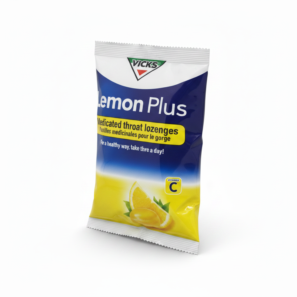 VICKS LEMON PLUS THROAT  LOZENGES 30PCS - Thumbnail 3