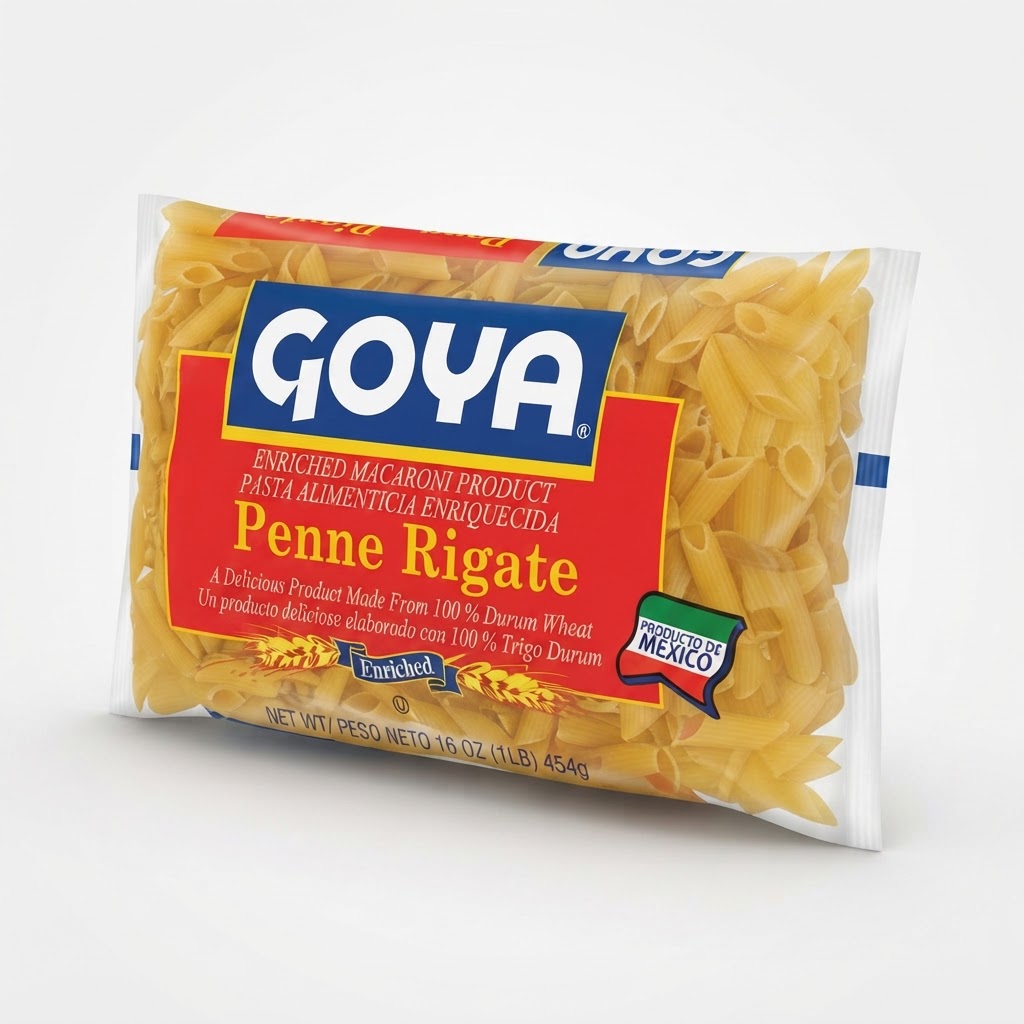 GOYA PENNE RIGATE MACARONI 1LB/16 OZ - Thumbnail 3