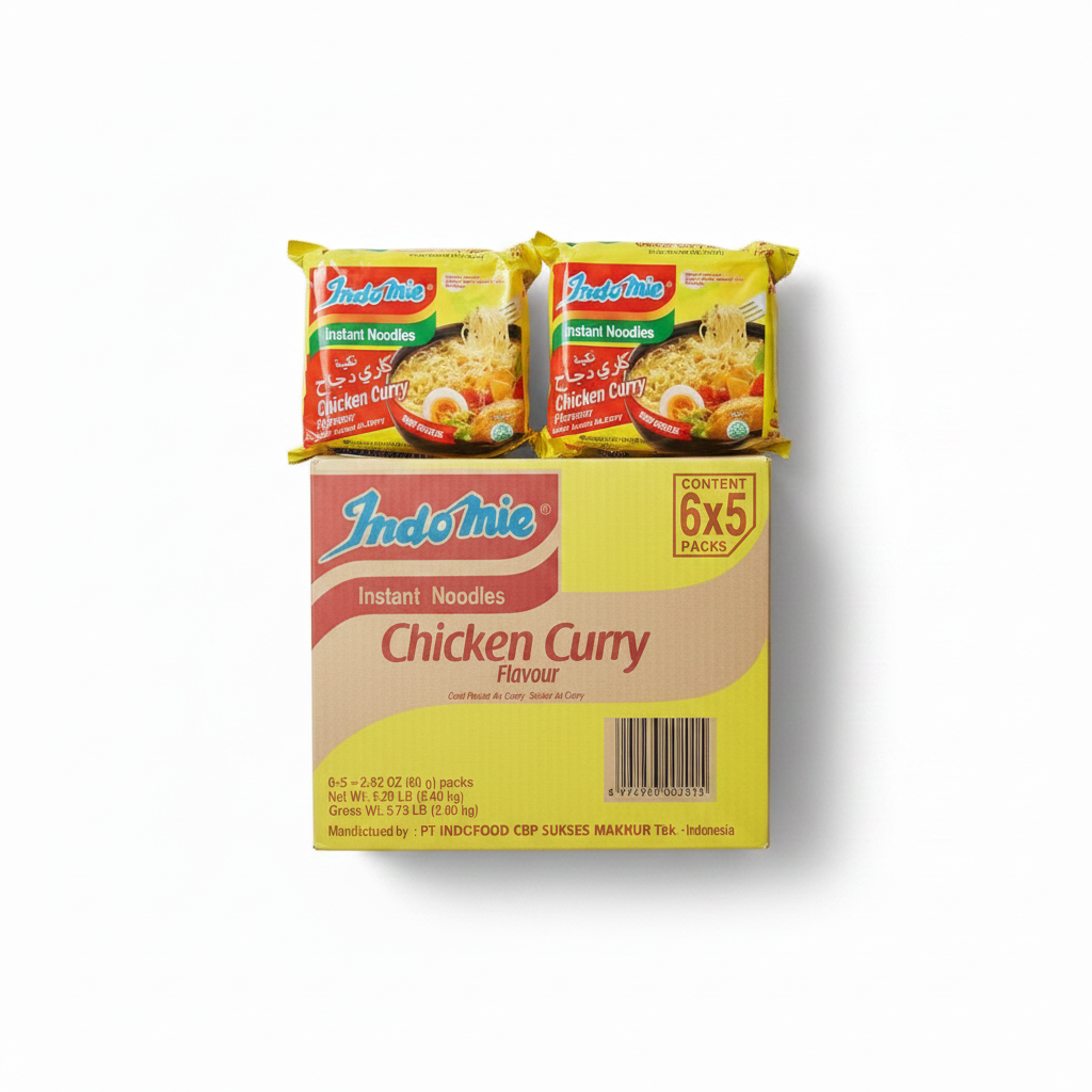 INDONESIA INDOMIE CHICKEN CURRY (BOX)30PCS x80g - Thumbnail 3
