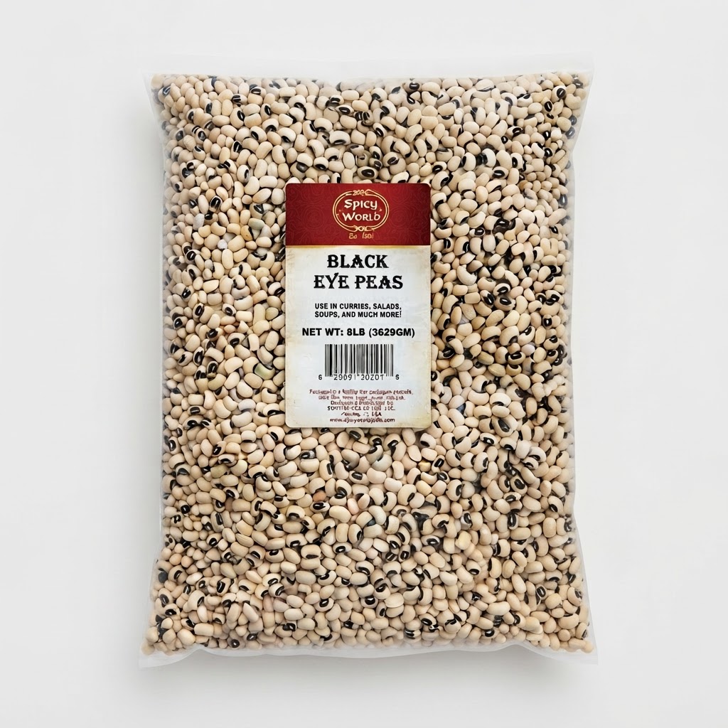 SPICY WORLD BLACK EYE PEAS 8LBS - Thumbnail 2