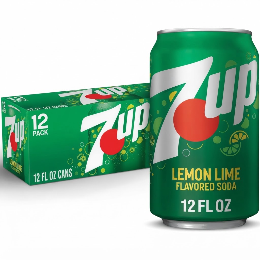 7UP CAN SODA 12OZ (12 PACK)