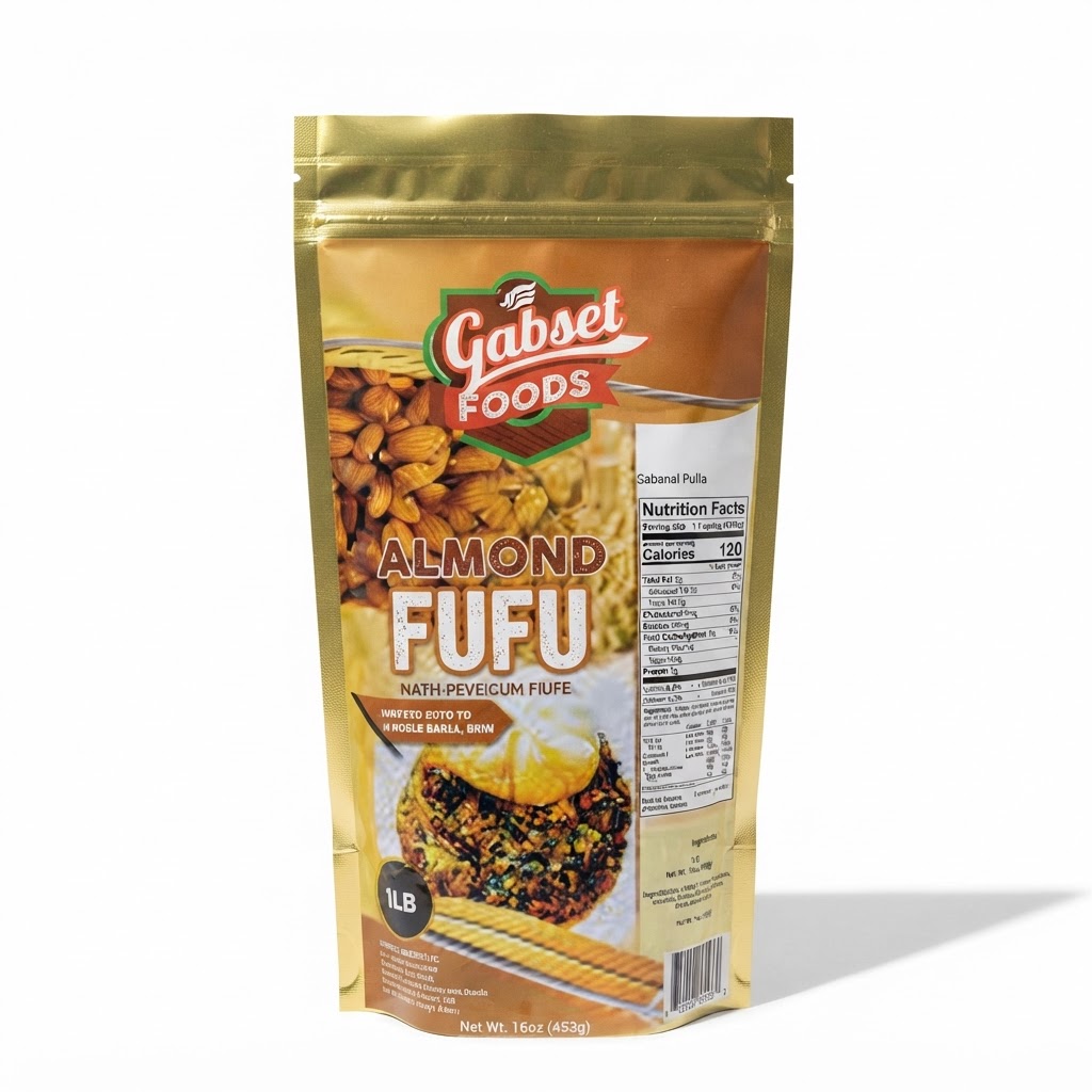 GABSEL ALMOND FUFU 1LB
