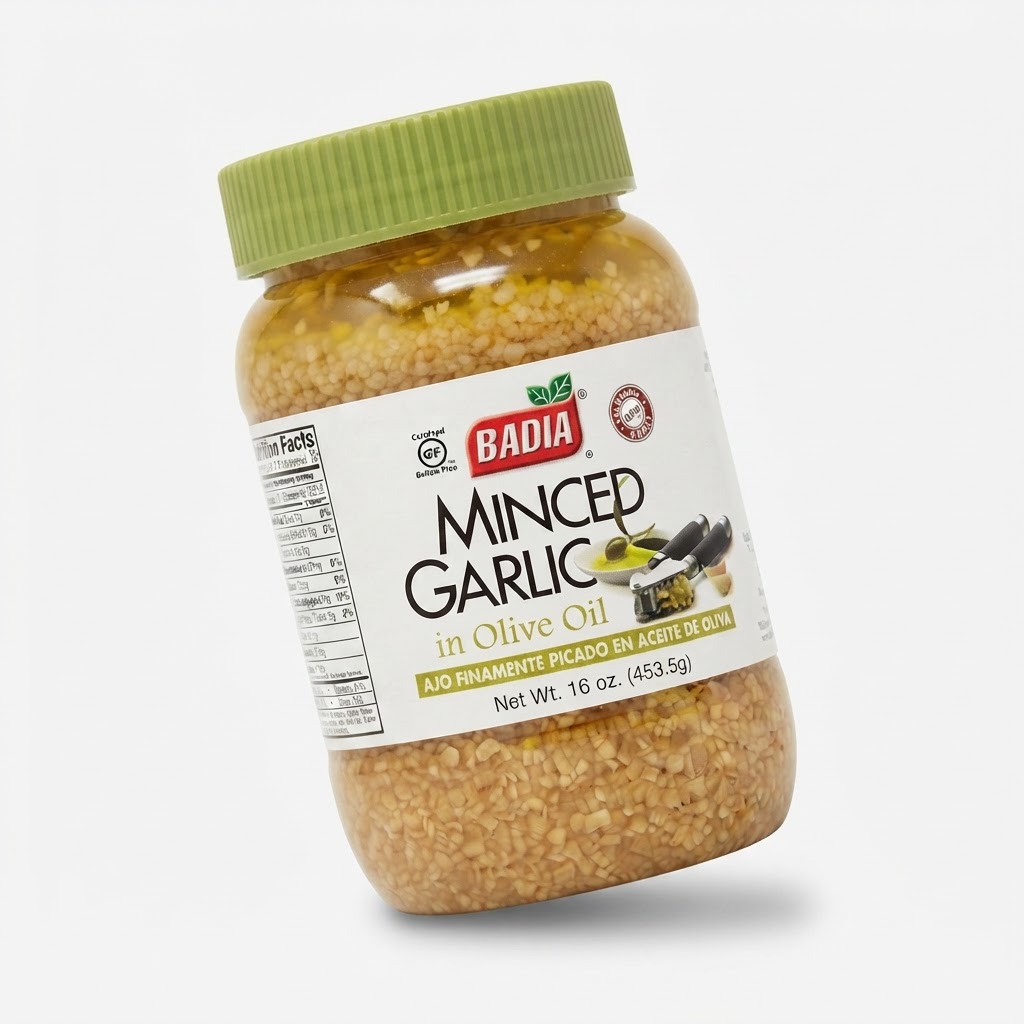 BADIA MINCED GARLIC IN OIL 16OZ - Thumbnail 4