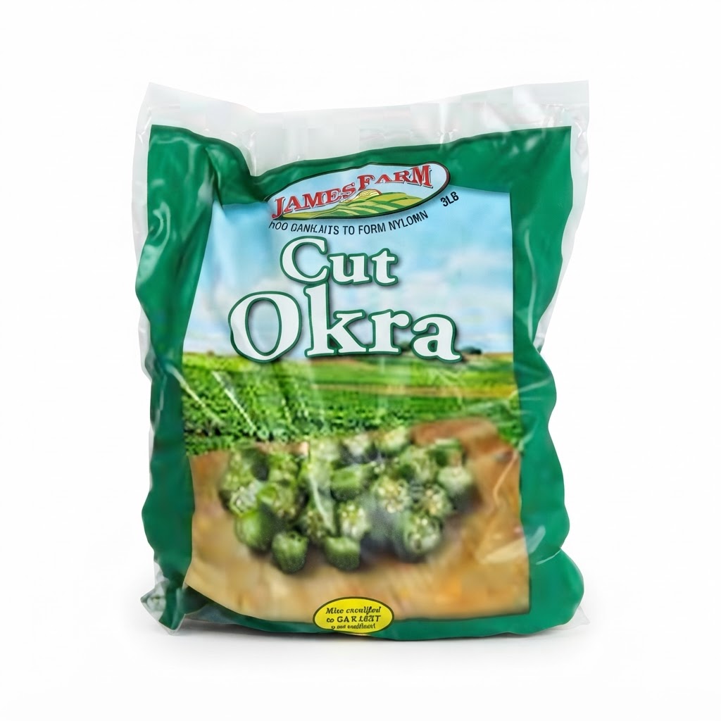 JAMES FARM CUT OKRA (3LBS)