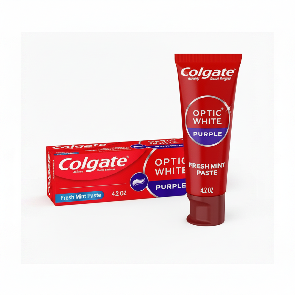 COLGATE OPTIC WHITE PURPLE 4.2OZ - Thumbnail 3
