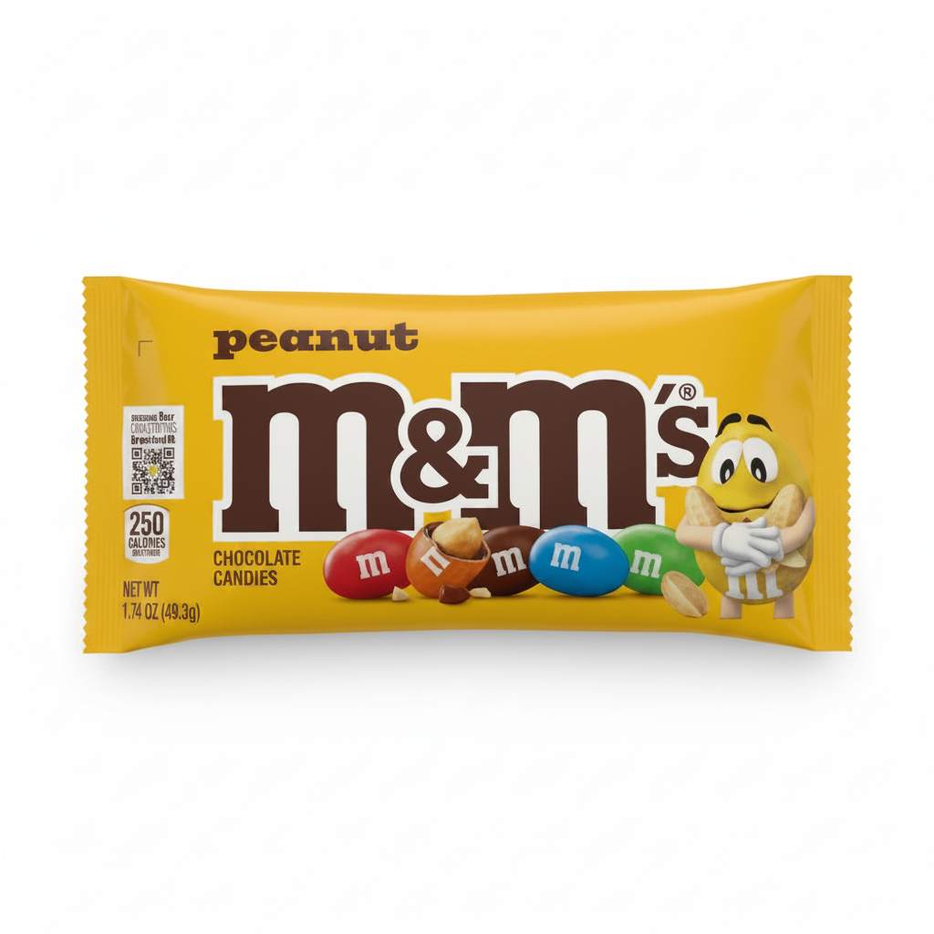M&M PEANUT CHOC CANDIES 1.74OZ - Thumbnail 2